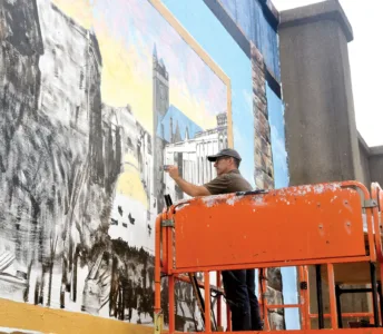 Santer September featured artist  at The Market